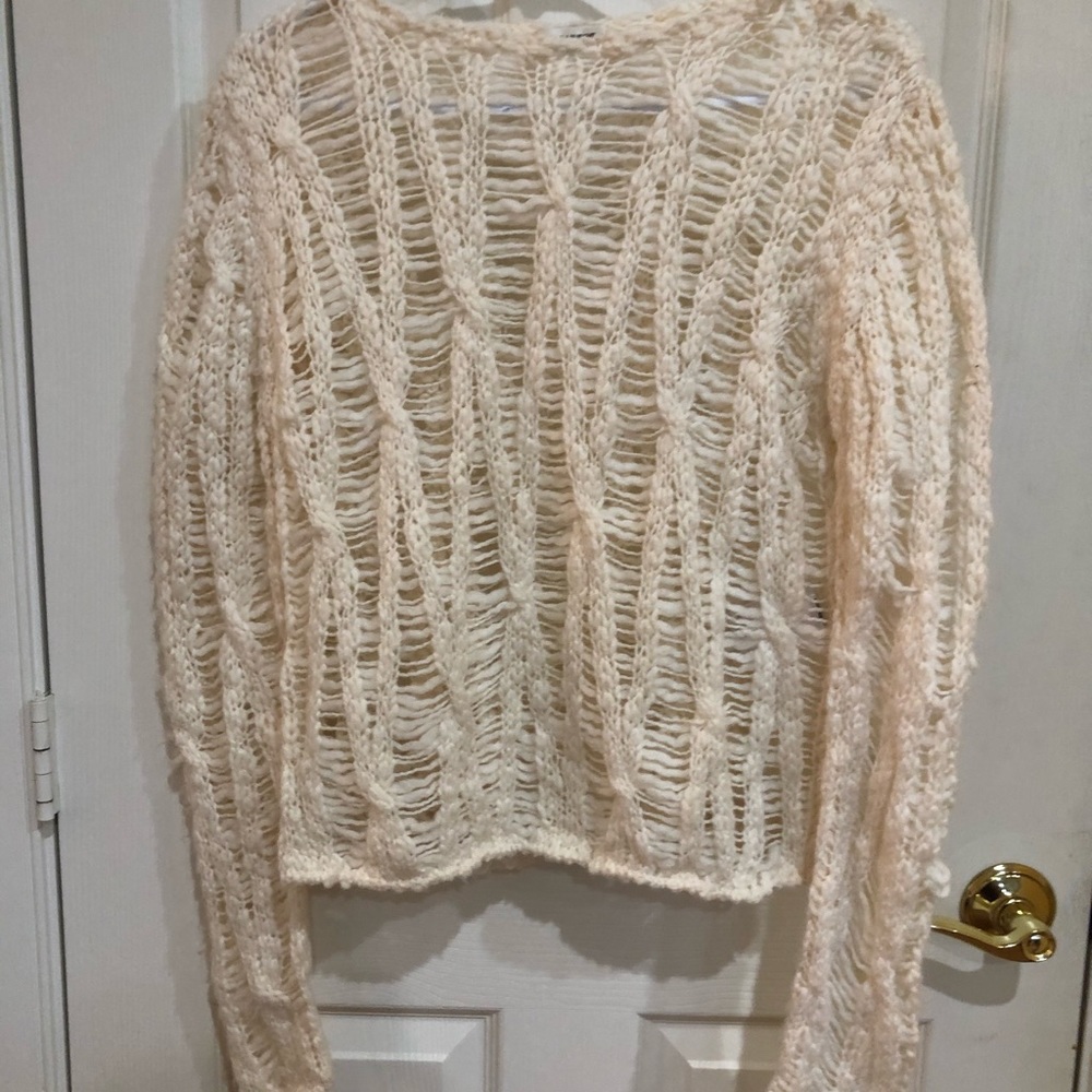 New $1,150 SAINT LAURENT  knit sweater Size S